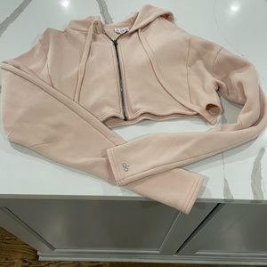Alo cropped zip up jacket